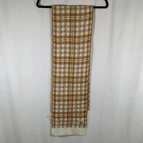 Timberland Scarf One Size Brown Knit 68" Long 11" Wide New $60 - Picture 5 of 6